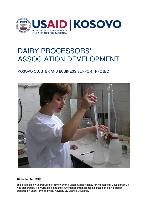 Dairy processors" Association development