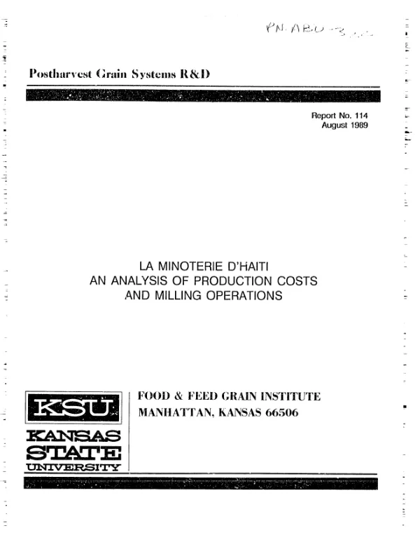 Final report : development impact of the food-for-work program in Bangladesh -- summary - July 1985