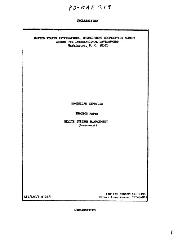 Health systems management : amendment
