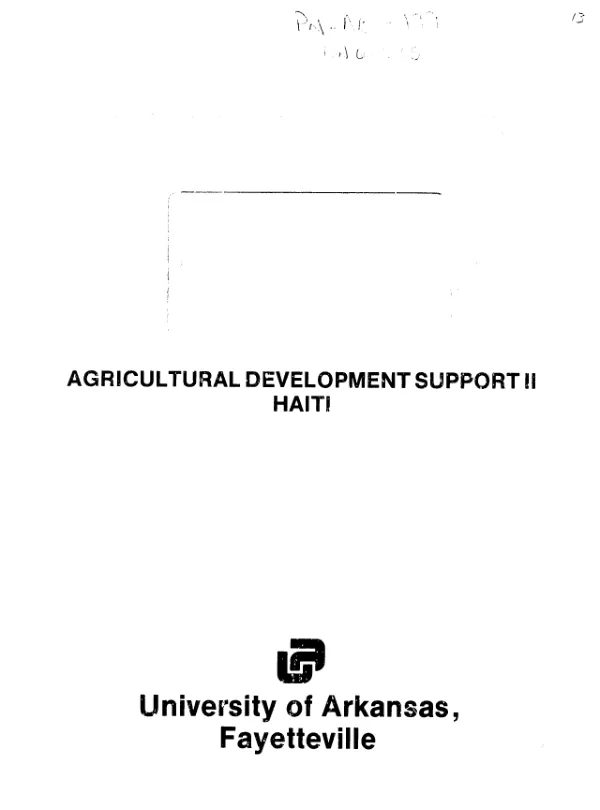 Technical assistance in stratification of Departement du Sud, Haiti for frame verification and sampling