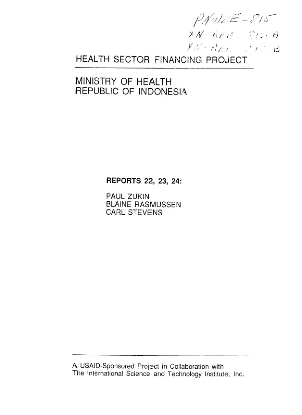 USAID/Bamako contract no. OTR-0000-4329 : Institut du Sahel -- pre-audit survey