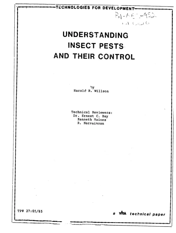 Understanding insect pests and their control