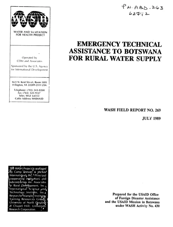 Bangladesh agricultural research project II : report of the 1985 external evaluation team