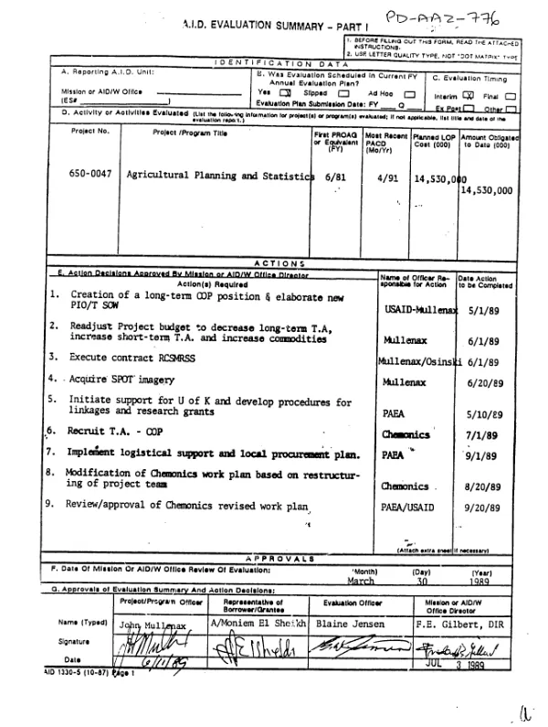 Program assistance approval document : El Salvador balance of payments support program no. 519-0310