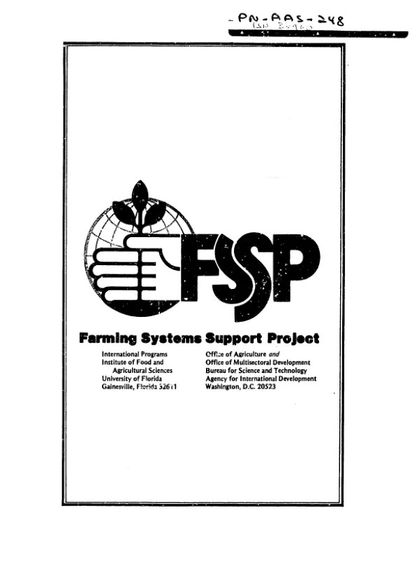 Farming systems research in three counties in Liberia : a reconnaissance survey in Grand Gedeh, Nimba, and Bong counties