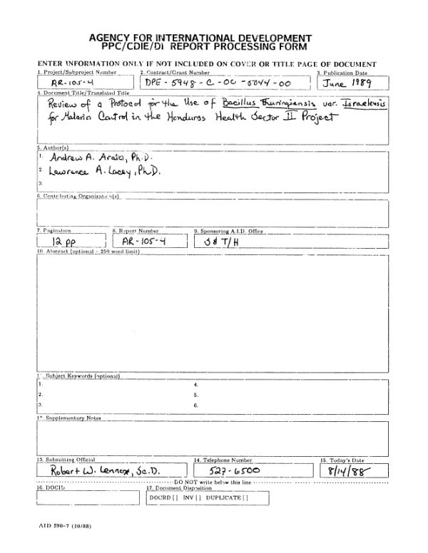 Analysis of commodity appropriateness for PL-480 Title II rations in Peru