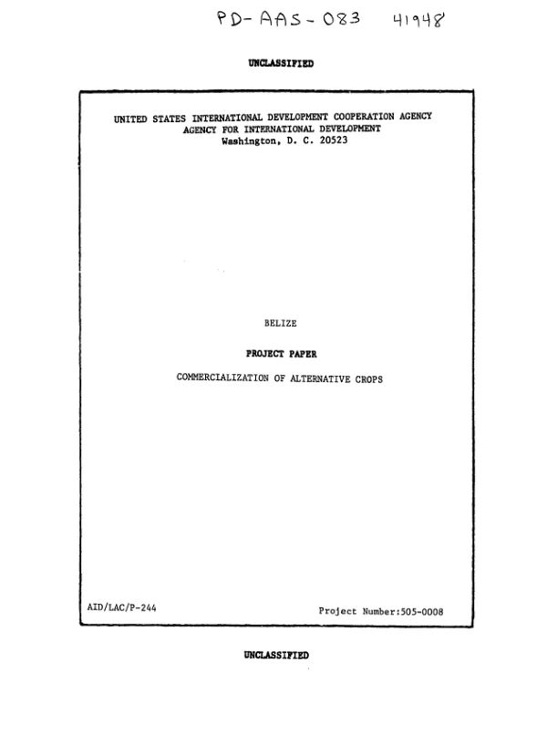 Agriculture sector development grant : program assistance approval document, amendment no. III [3]