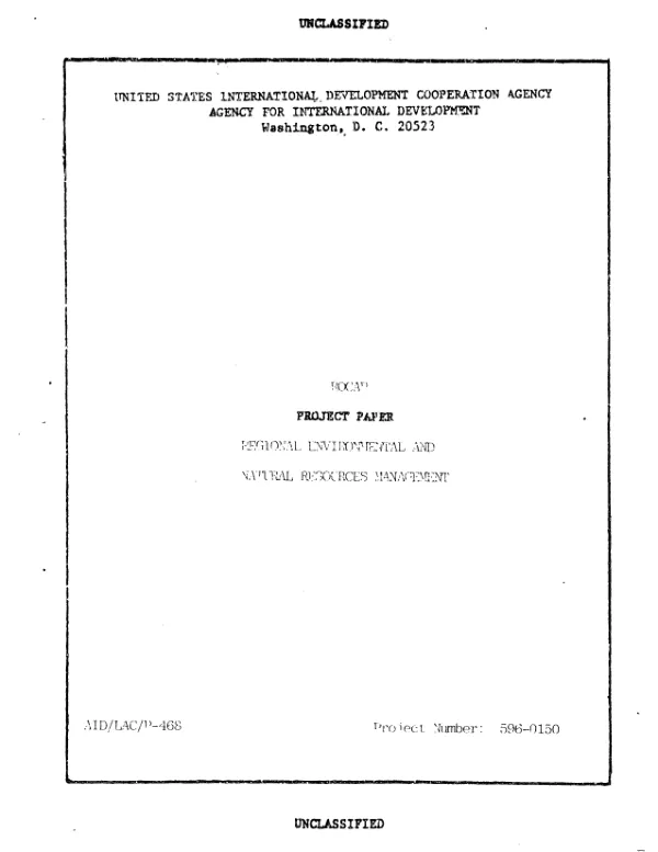 Regional environmental and natural resources management