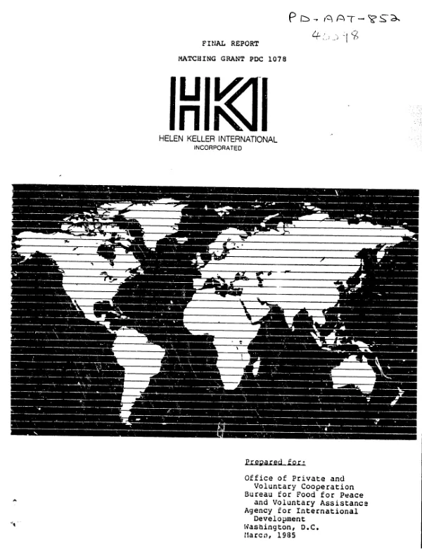 AID microenterprise stock-taking : Malawi