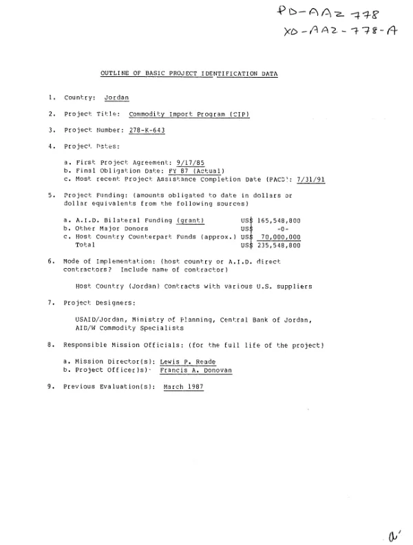 Commodity import program
