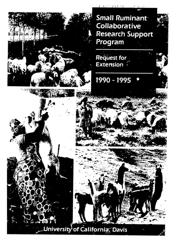 Small ruminant collaborative research support program : request for extension 1990-1995