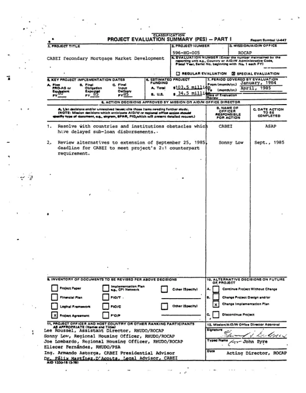 Project assistance completion report : grant no. 522-ESF-0258, International Executive Service Corps