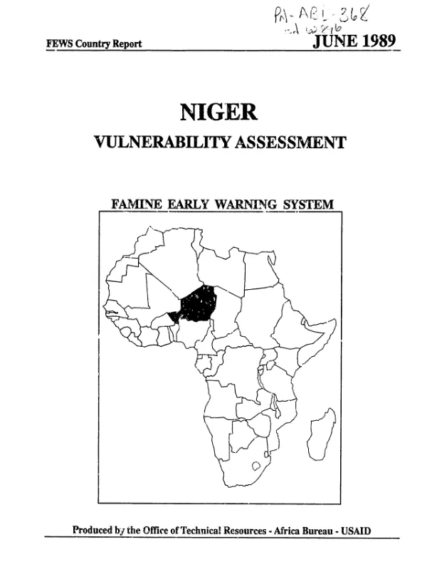 Niger : vulnerability assessment