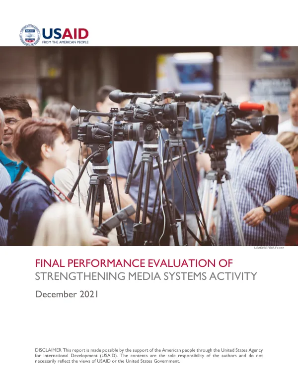 Final Performance Evaluation of Strengthening Media Systems Activity