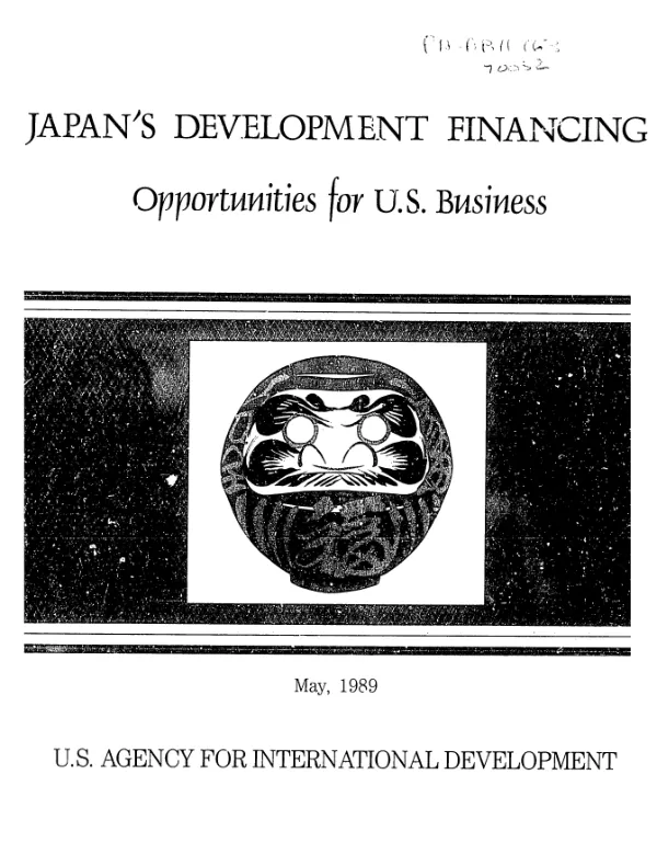 Japan"s development financing : opportunities for US business