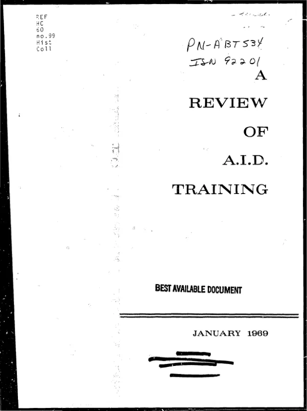 Review of A.I.D. training