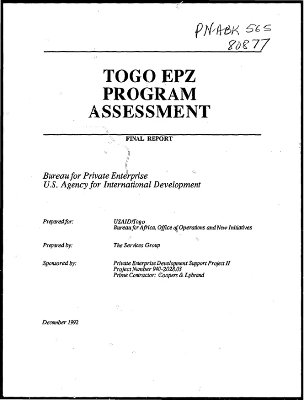 Gambia natural resource management action program