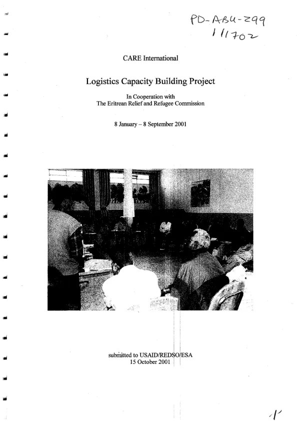 CARE International : logistics capacity building project in cooperation with the Eritrean Relief and Refugee Commission -- 8 January-8 September 2001 [: final report]