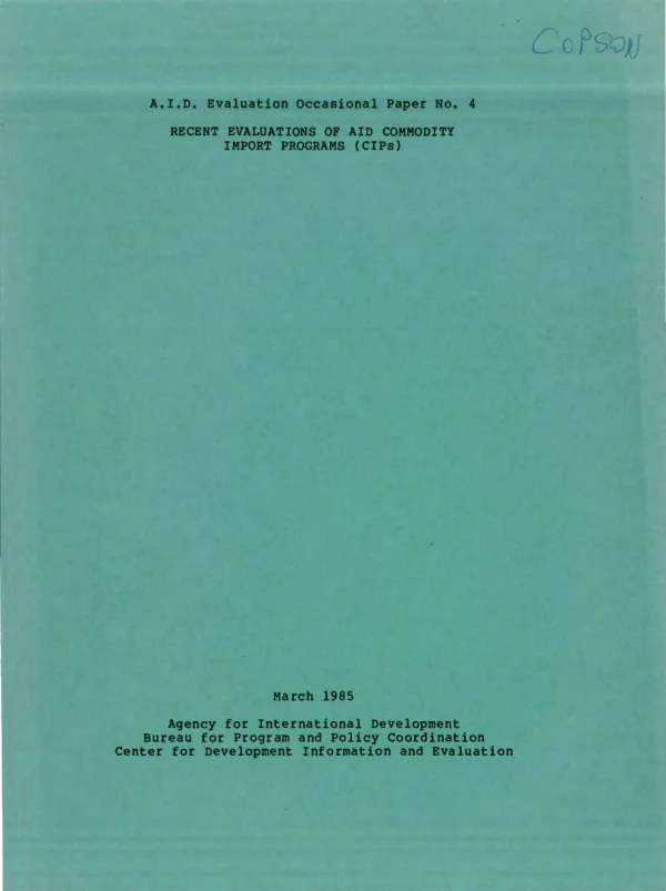 Sector study of the horticultural export sector in Kenya : a study made on behalf of USAID Kenya