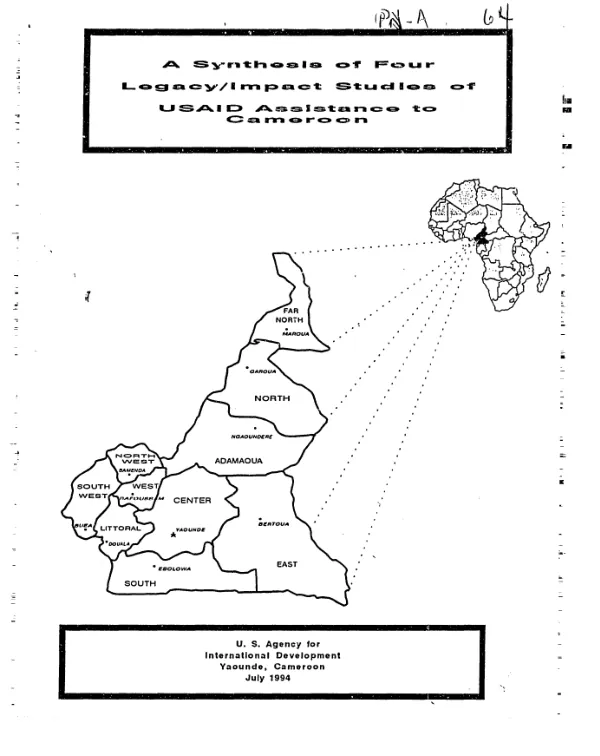 Synthesis of four legacy/impact studies of USAID assistance to Cameroon