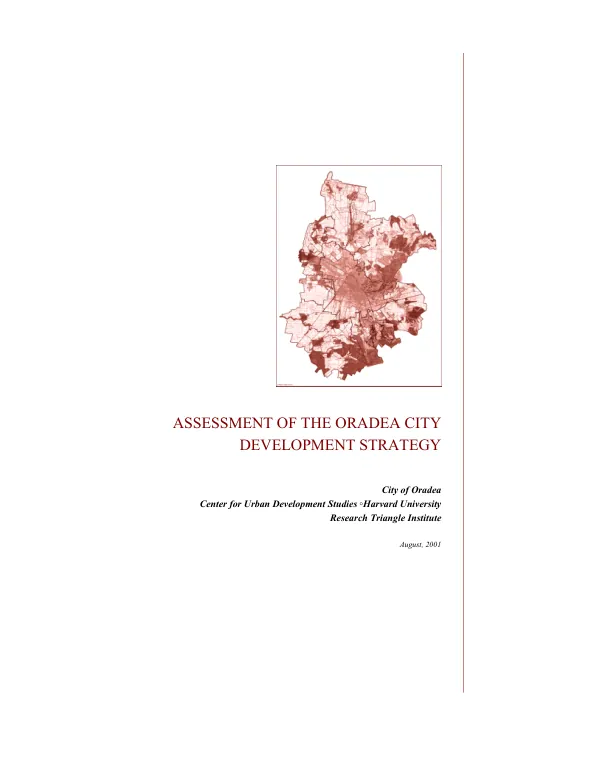 Assessment of the Oradea City[, Romania] development strategy
