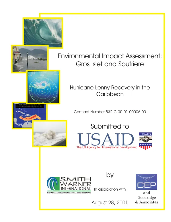 Environmental impact assessment : Gros Islet and Soufriere[, Saint Lucia] -- Hurricane Lenny recovery in the Caribbean