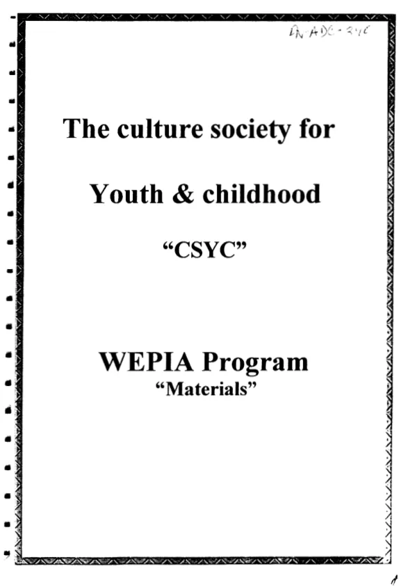 Summer camps training manual