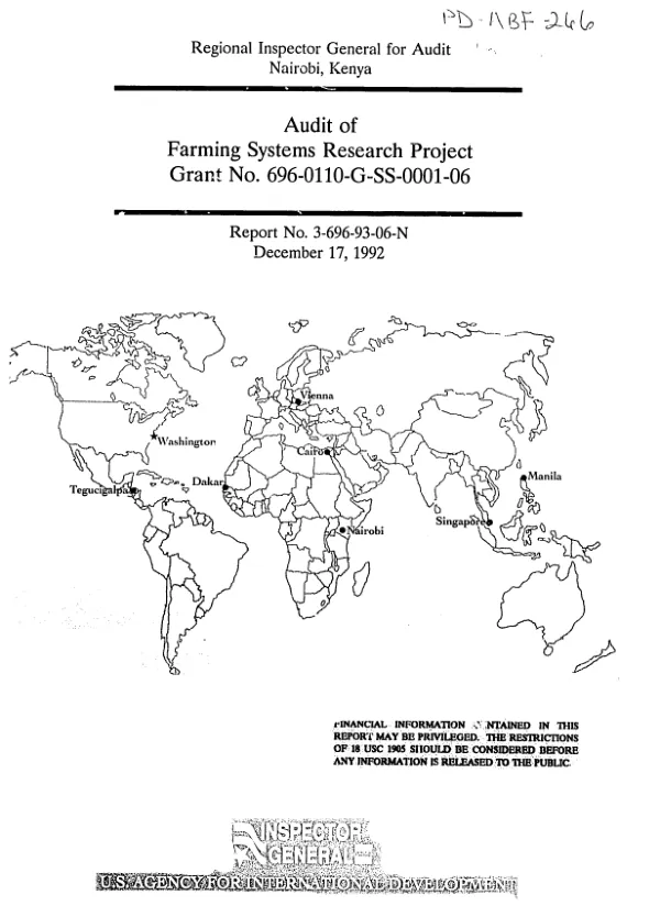 Meeting the OECD poverty targets -- an approach paper for USAID