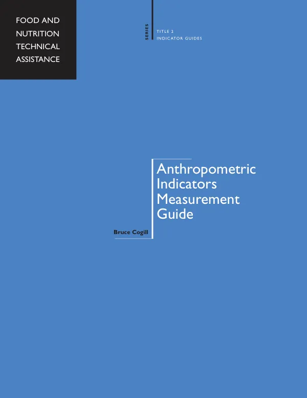 Anthropometric indicators measurement guide