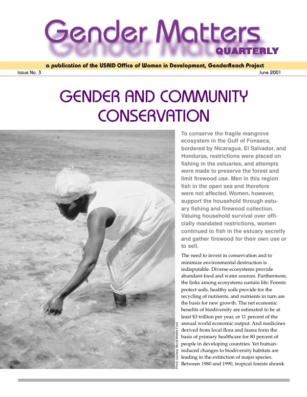 Gender and community conservation