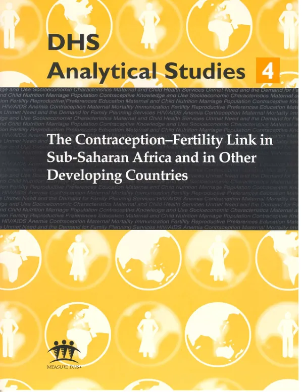 Contraception-fertility link in Sub-Saharan Africa and in other developing countries