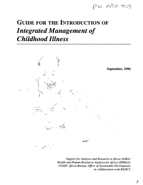 Guide for the introduction of integrated management of childhood illness