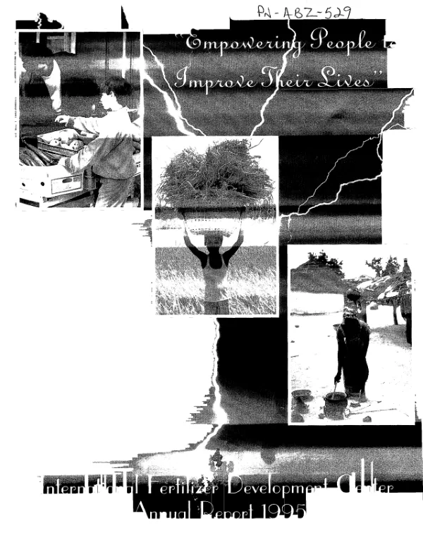 Empowering people to improve their lives : International Fertilizer Development Center -- annual report, 1995