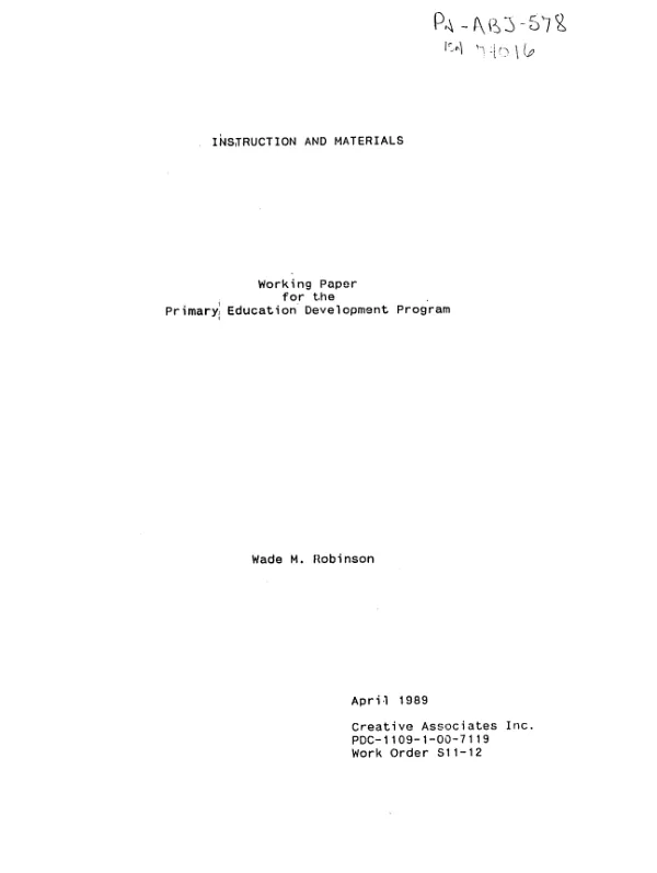 Final assessment : the Polish telephone training project (EUR-180-0032-A-00-1028-00) [i.e. 180-0032-A-00-1028-00]