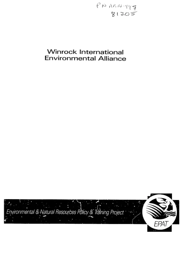 Assessment of the advisability of delegating environmental authorities to Africa Bureau field missions
