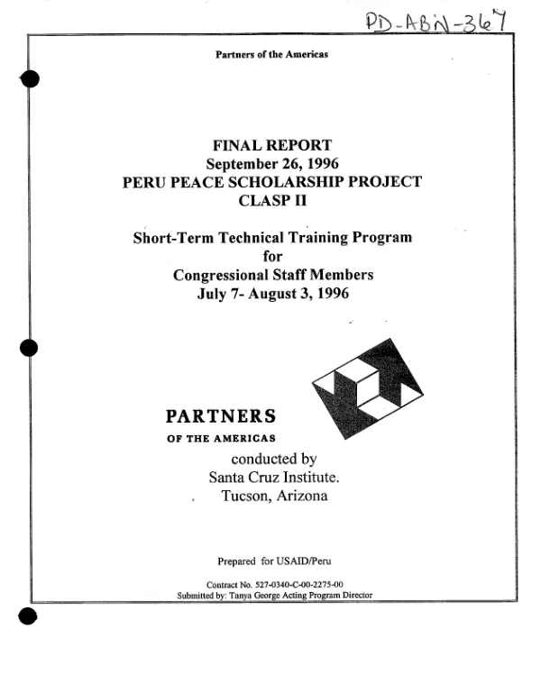 Assessment of the Sarhad Rural Support Corporation, [Pakistan]