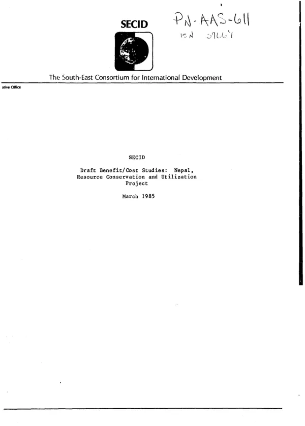 Egypt demographic and health survey 1988 : preliminary report