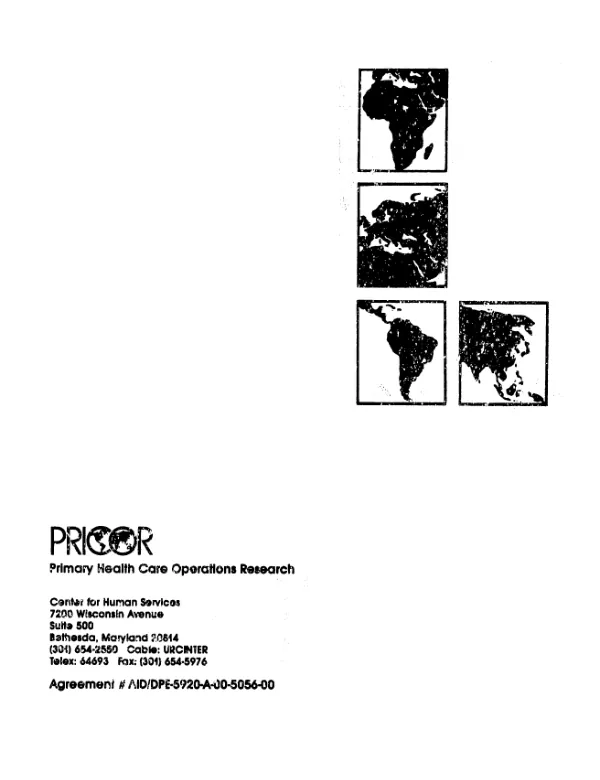 Final report : primary health care information systems : micro and macro approaches to a model system