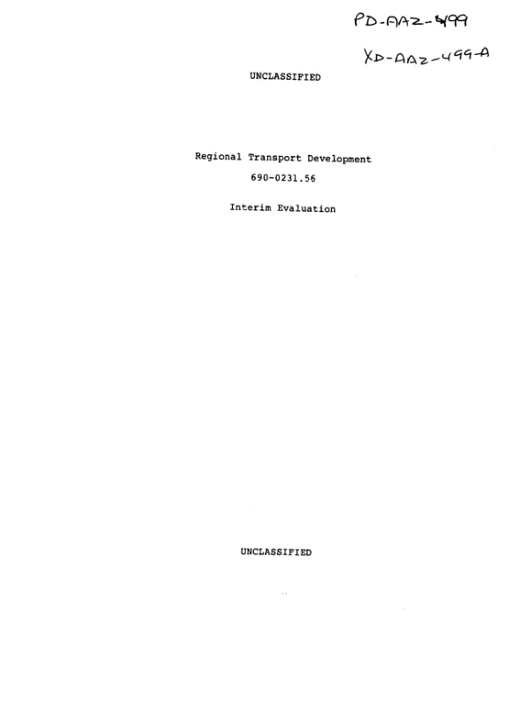 Regional transport development (Mozambique railways)