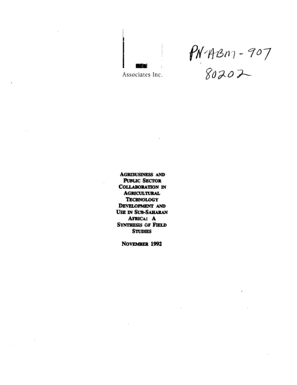 USAID/family health and AIDS [FHA] project : project modification activity, March 12-23, 2001 -- final report