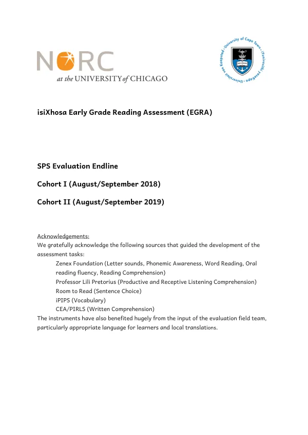 [USAID reading and access story powered school program impact evaluation : endline report : annex III]