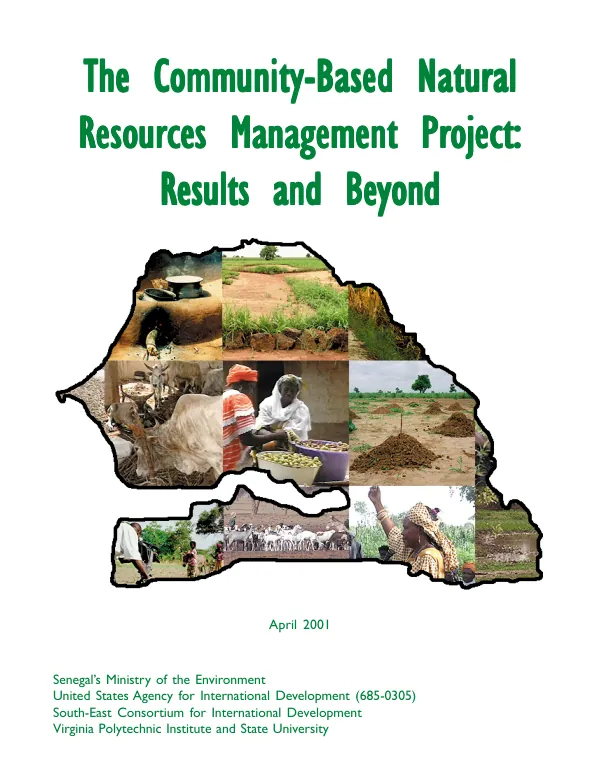 Community-based natural resources management project [CBNRM] : results and beyond