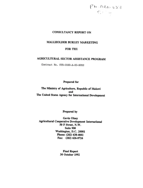 In-country donor coordination [of microfinance]