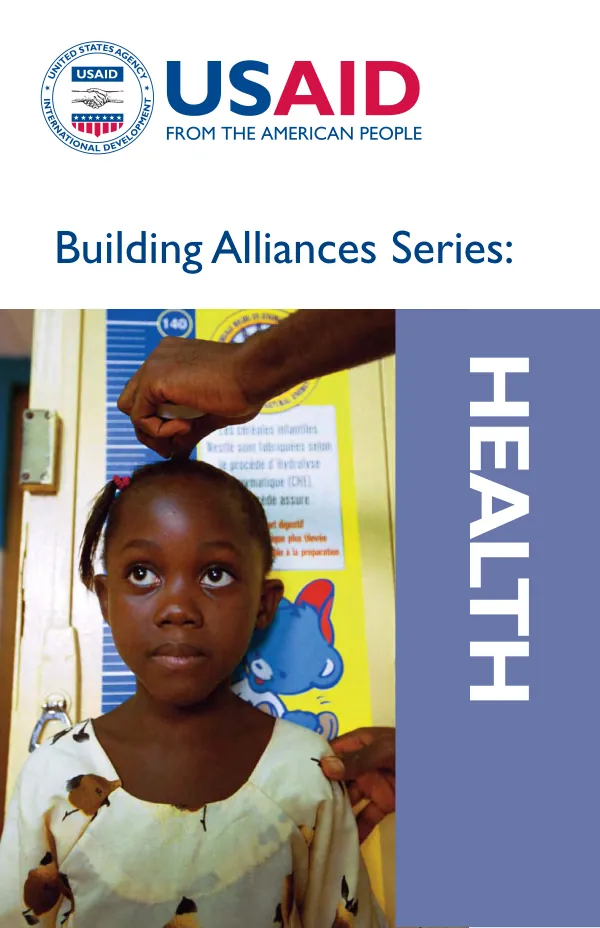 Building alliances series : health