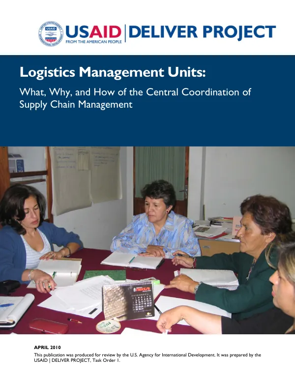 Logistics management units : what, why, and how of the central coordination of supply chain management