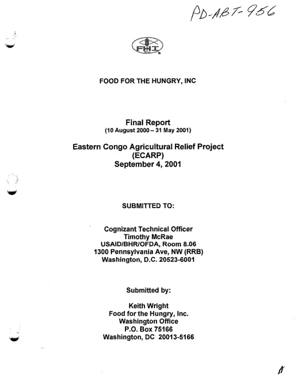 Audit of USAID/Ethiopia"s agricultural sector productivity activities