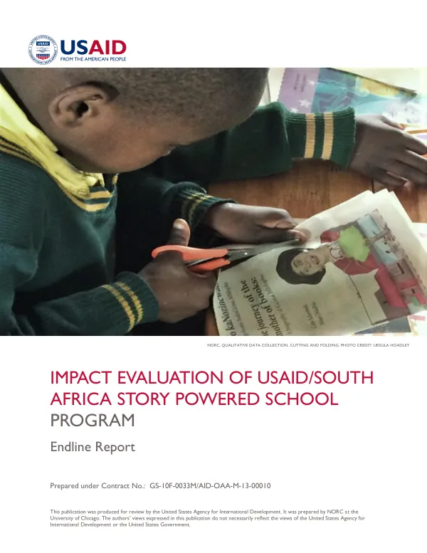 USAID reading and access story powered school program impact evaluation : endline report