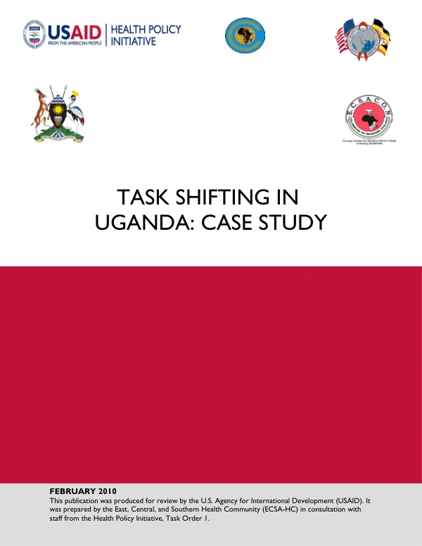 Task shifting in Uganda : case study