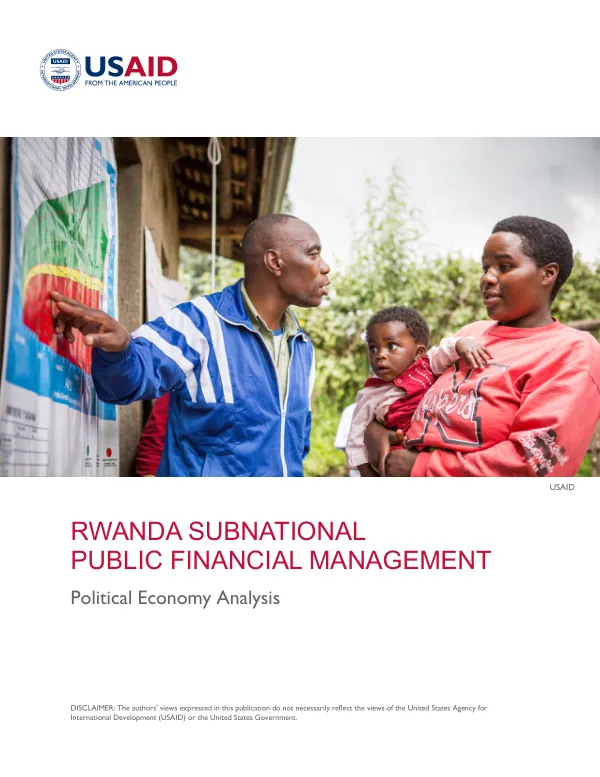 Rwanda subnational public financial management : political economy analysis