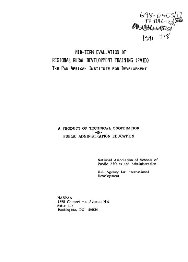 Project assistance completion report : Inner Kingston development project -- project number 532-0120